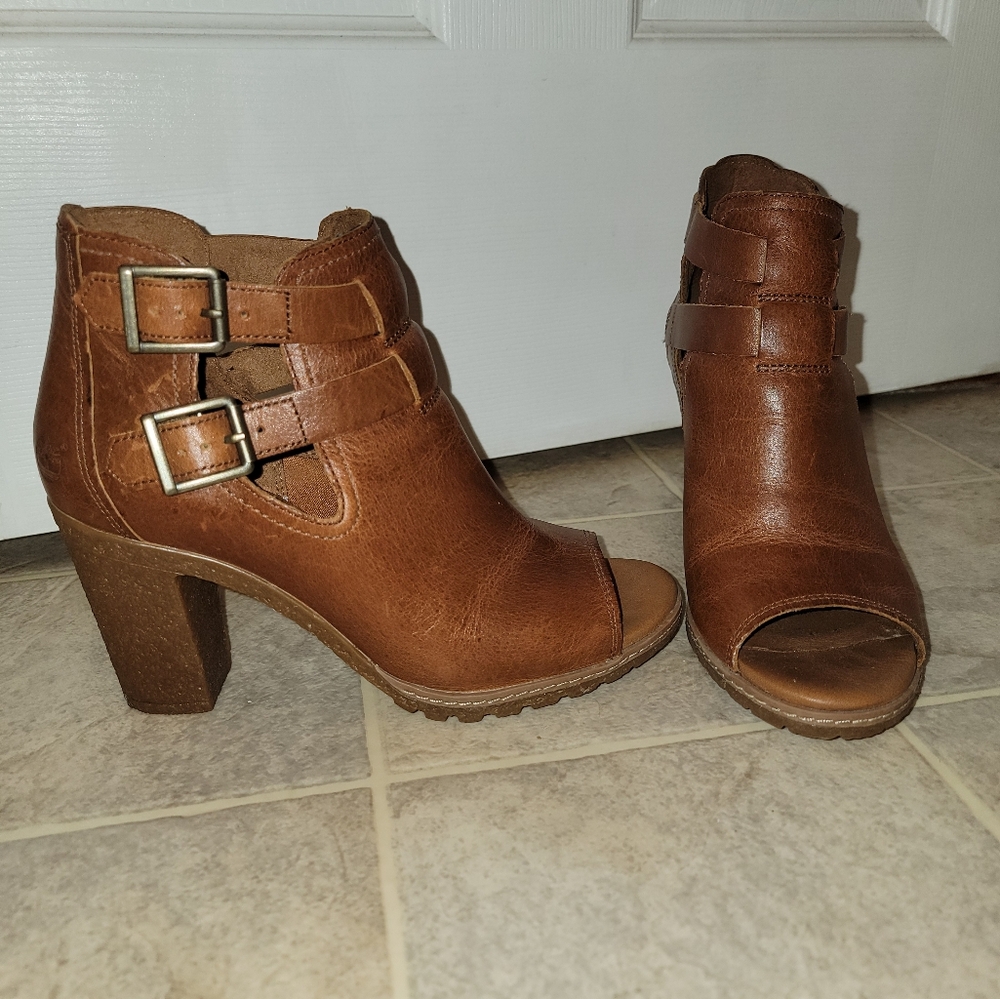 Timberland EARTHKEEPERS GLANCY PEEP TOE Low Ankle Boots